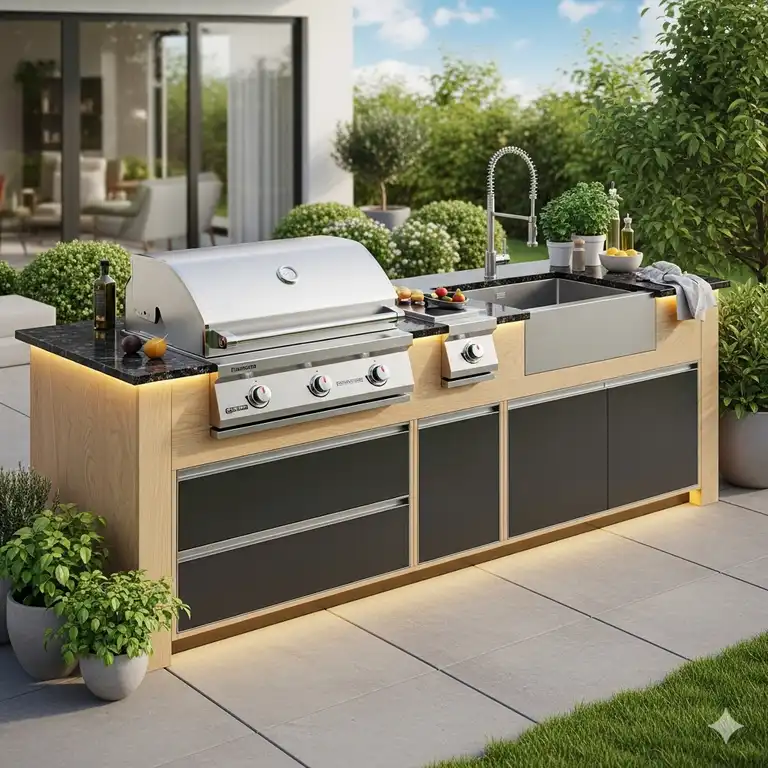 Außenküche kaufen Komplettset: 7 Top-Modelle 2025