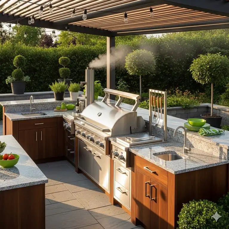 Smoker Grill Außenküche Edelstahl: Der ultimative Guide für Ihre perfekte Outdoor-Küche 2025