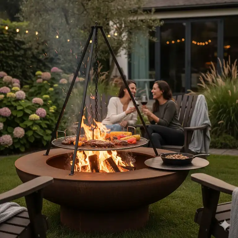 Feuerstelle mit Grillfunktion: Die 7 besten für 2025