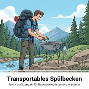 Dieses spülbecken klein camping outdoor ist leicht und kompakt für Rucksacktouristen.