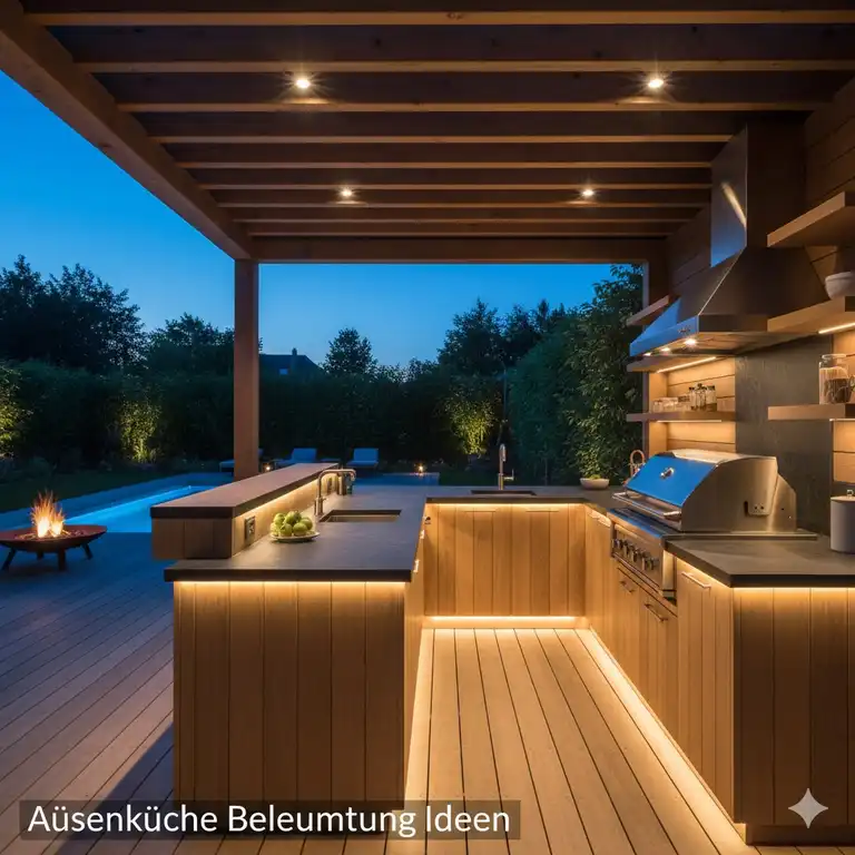Außenküche Beleuchtung Ideen: 7 Beste Lösungen 2025
