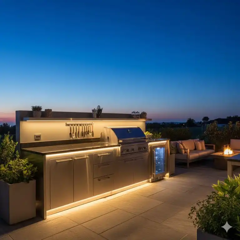 LED Streifen Außenküche Edelstahl: Die 7 besten Ideen für 2025