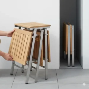 Platzsparende Lösung: Zusammenklappbarer Servierwagen Gartenküche kaufen, ideal für kleine Balkone und einfaches Verstauen.