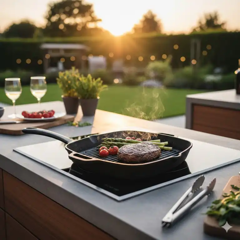 Grillpfanne Außenküche Induktion: Die 7 besten Profi-Modelle 2026