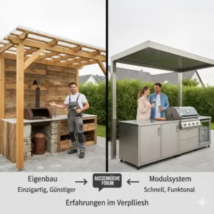 Vergleich von Eigenbau und Modulsystemen basierend auf außenküche erfahrungen forum.