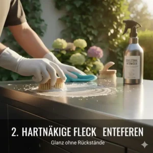 Spezialisierte außenküche pflege tipps edelstahl zur Entfernung von hartnäckigen Flecken.