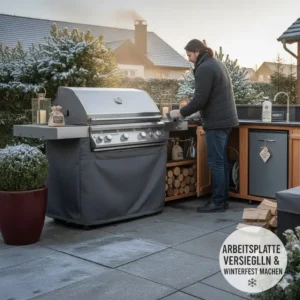 Sealing stone countertops for winter using außenküche tipps winterfest machen.