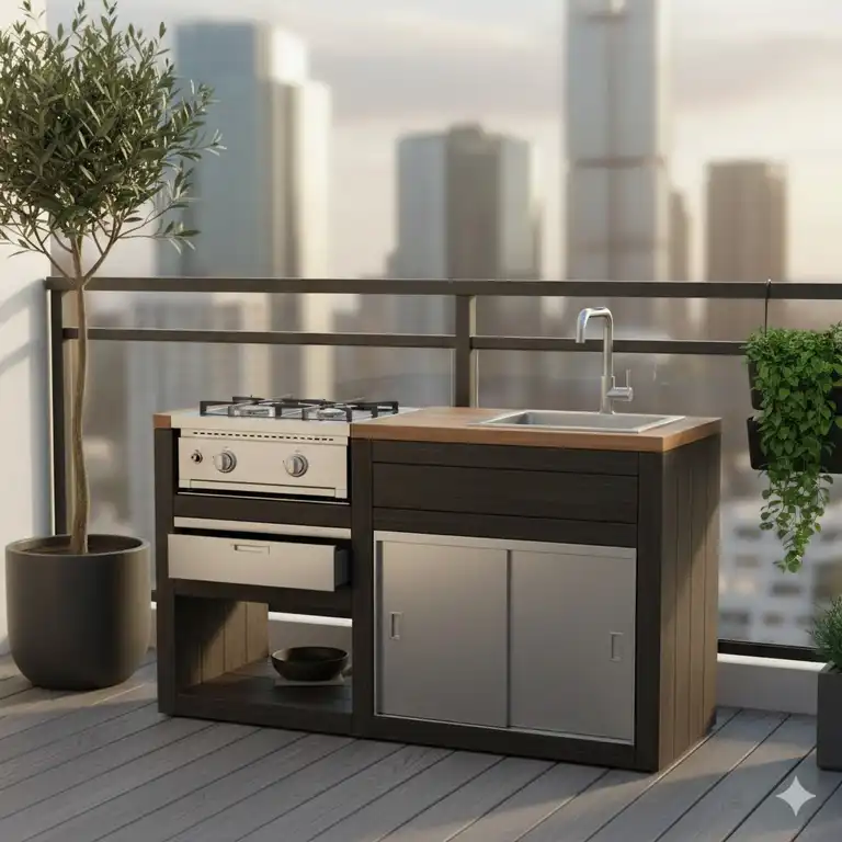 7 Geniale außenküche kleine fläche lösungen für Ihren Balkon (2026)