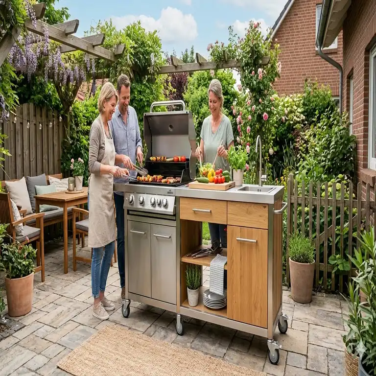 Außenküche mobil auf rollen: 7 Profi-Stationen für 2026 im Check