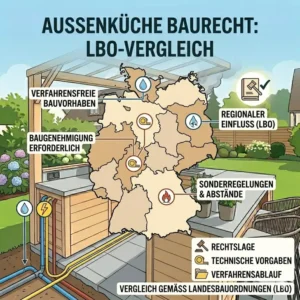 Vergleich der verschiedenen Landesbauordnungen für die außenküche baurecht deutschland.