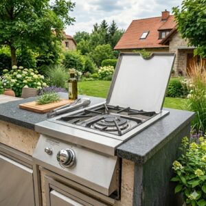 Proper ventilation and safety requirements for the bbq grill für gartenküche profi.