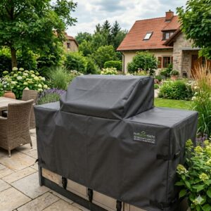Professional accessories including rotisserie and smoker box for the bbq grill für gartenküche profi