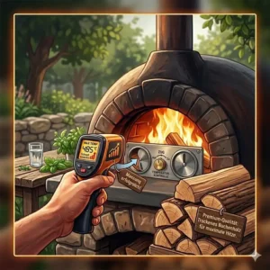 Optimale Belüftung einstellen und im Pizzaofen Temperatur schnell erreichen.