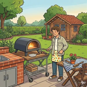 Wichtiges Zubehör für den pizzaofen für anfänger outdoor im Set.