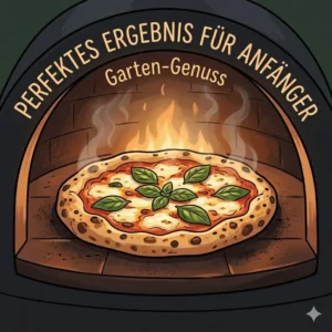 Ein tragbarer pizzaofen für anfänger outdoor für Terrasse oder Garten.
