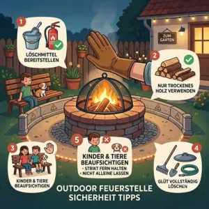 Kinder und Haustiere immer beaufsichtigen ist einer der wichtigsten outdoor feuerstelle sicherheit tipps überhaupt.