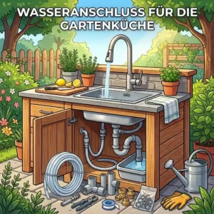 Übersicht der benötigten Werkzeuge und Materialien für eine hochwertige wasserinstallation außenküche diy.