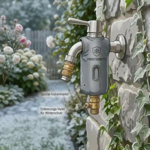 A comparison chart showing the water quality improvement of an outdoor wasserhahn mit filter.