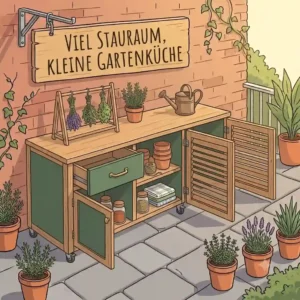 Weatherproof storage ideas and cabinets with plenty of space for compact möbel für gartenküche klein.